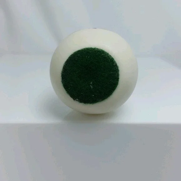 Vintage Ceramic Bisque Egg Paperweight Handpainted Collectible Apples - Picture 5 of 5